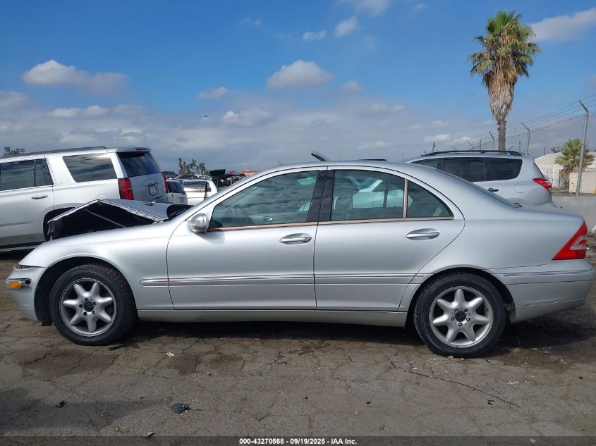 2001 Mercedes-Benz C 240 VIN: WDBRF61JX1F074345 Lot: 43270568