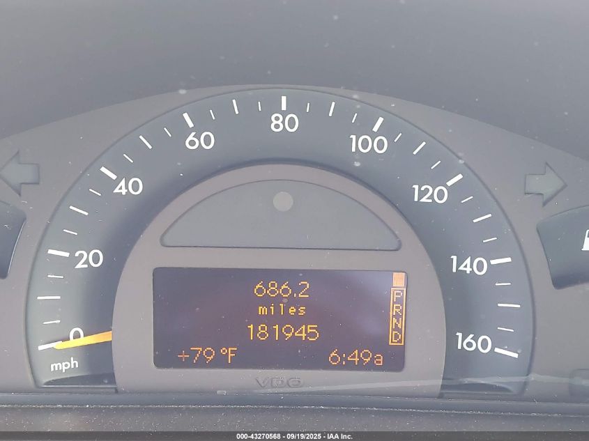 2001 Mercedes-Benz C 240 VIN: WDBRF61JX1F074345 Lot: 43270568