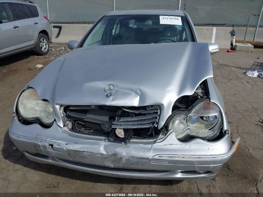 2001 Mercedes-Benz C 240 VIN: WDBRF61JX1F074345 Lot: 43270568