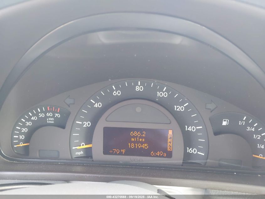 2001 Mercedes-Benz C 240 VIN: WDBRF61JX1F074345 Lot: 43270568