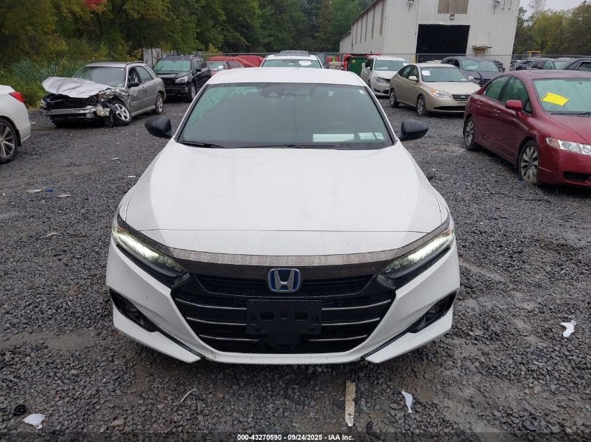 2022 Honda Accord Hybrid Sport VIN: 1HGCV3F27NA034738 Lot: 43270590