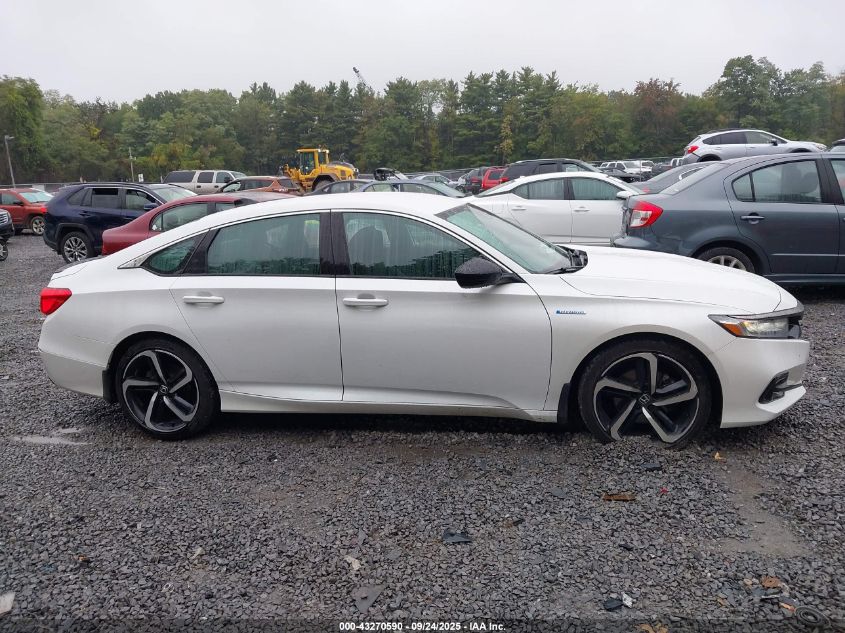 2022 Honda Accord Hybrid Sport VIN: 1HGCV3F27NA034738 Lot: 43270590