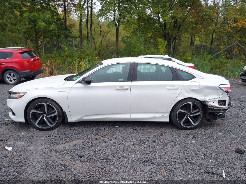 2022 Honda Accord Hybrid Sport VIN: 1HGCV3F27NA034738 Lot: 43270590