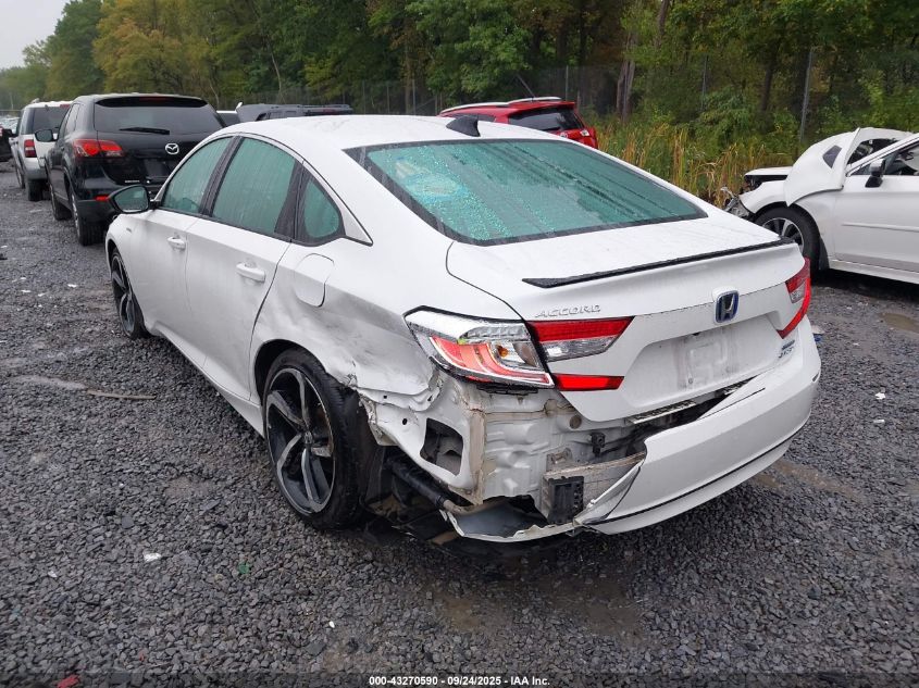 2022 Honda Accord Hybrid Sport VIN: 1HGCV3F27NA034738 Lot: 43270590
