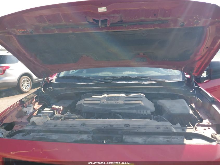 2021 Nissan Titan Sv 4X2 VIN: 1N6AA1EF0MN521116 Lot: 43270596