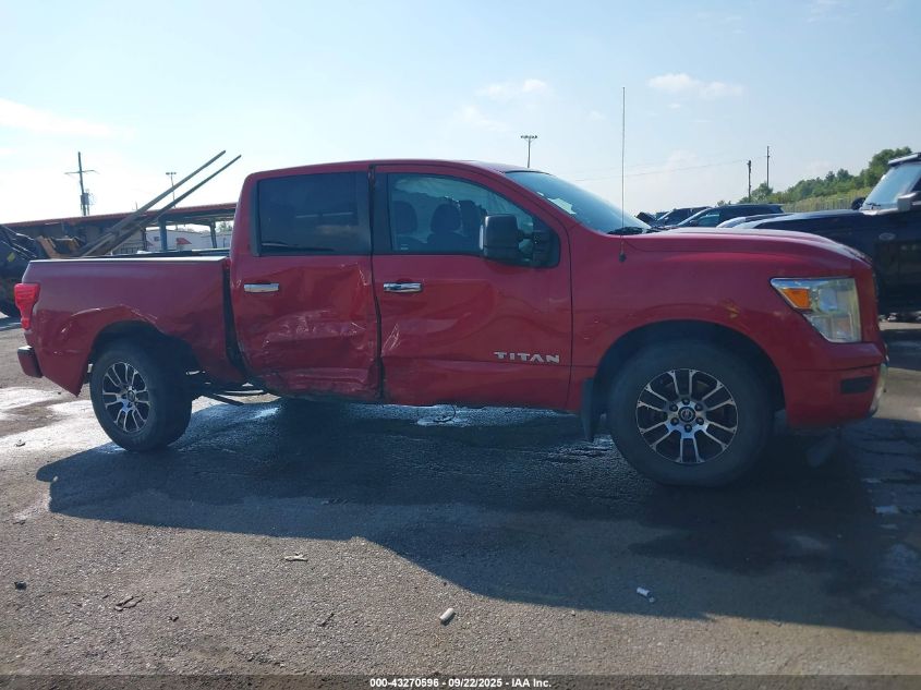 2021 Nissan Titan Sv 4X2 VIN: 1N6AA1EF0MN521116 Lot: 43270596