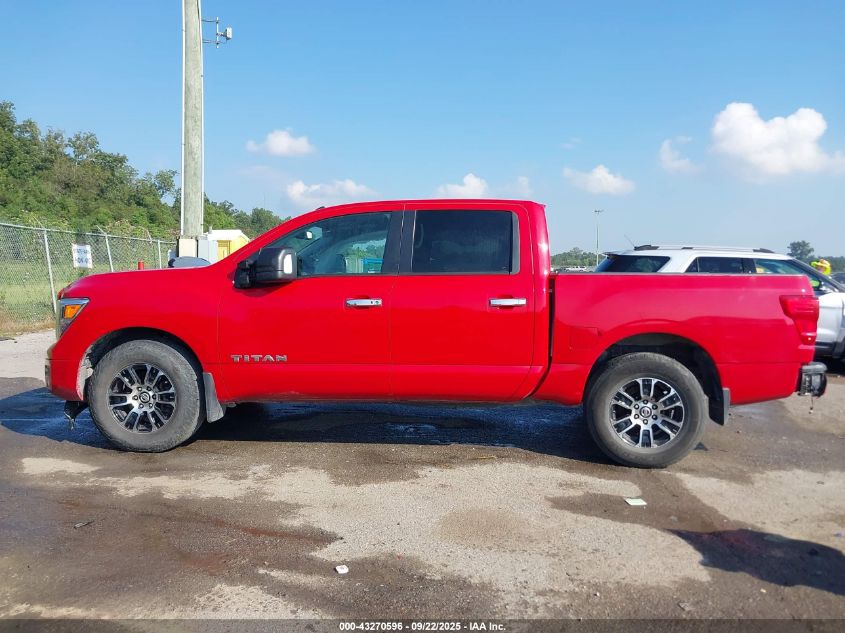 2021 Nissan Titan Sv 4X2 VIN: 1N6AA1EF0MN521116 Lot: 43270596