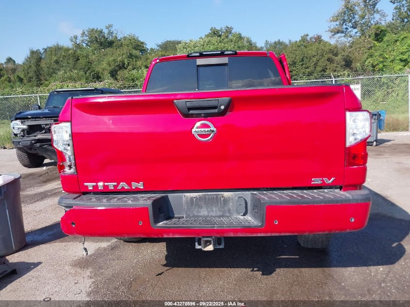 2021 Nissan Titan Sv 4X2 VIN: 1N6AA1EF0MN521116 Lot: 43270596