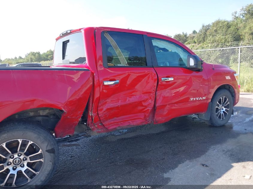 2021 Nissan Titan Sv 4X2 VIN: 1N6AA1EF0MN521116 Lot: 43270596