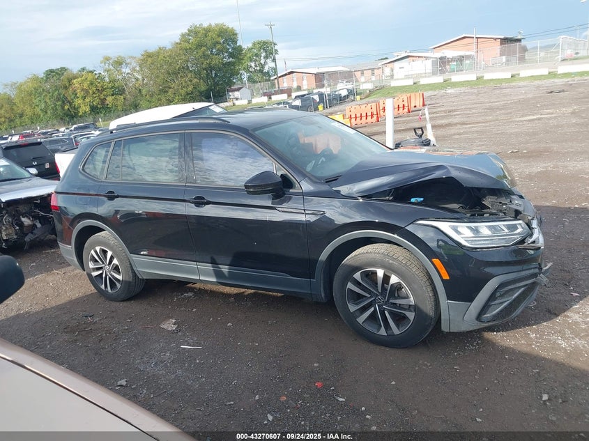 VIN 3VV1B7AX3NM020753 2022 VOLKSWAGEN TIGUAN 2.0T S
