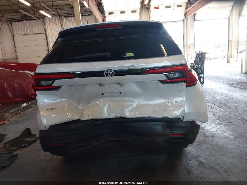 2024 Toyota Grand Highlander Xle VIN: 5TDAAAB58RS023018 Lot: 43270612