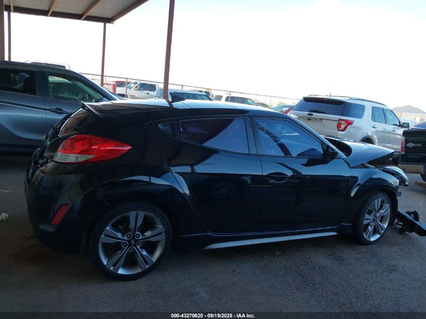 2013 Hyundai Veloster VIN: KMHTC6AD5DU142833 Lot: 43270620