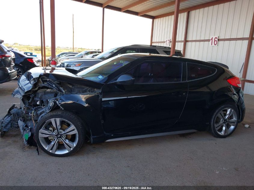 2013 Hyundai Veloster VIN: KMHTC6AD5DU142833 Lot: 43270620