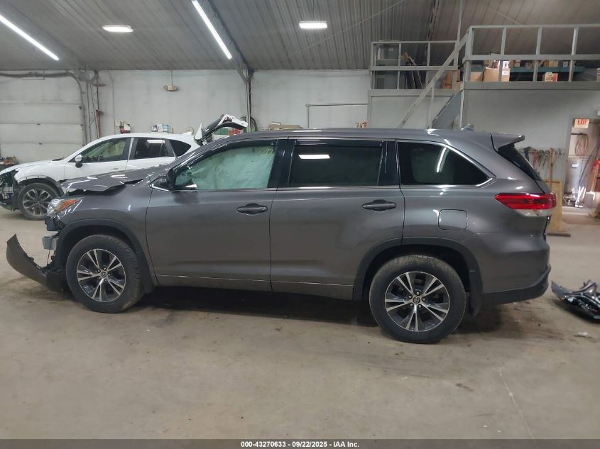 2018 Toyota Highlander Le Plus VIN: 5TDBZRFH1JS870497 Lot: 43270633