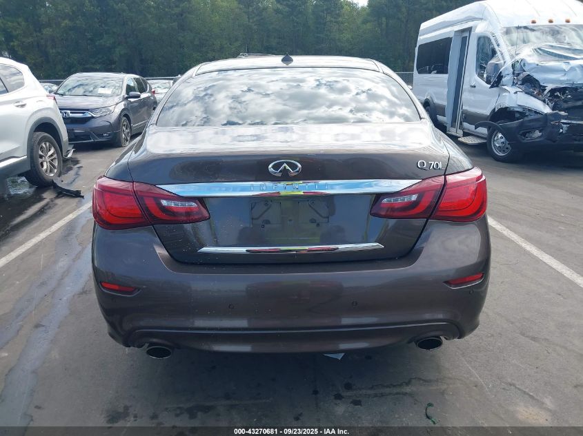 2015 Infiniti Q70L 3.7 VIN: JN1BY1PP6FM600052 Lot: 43270681