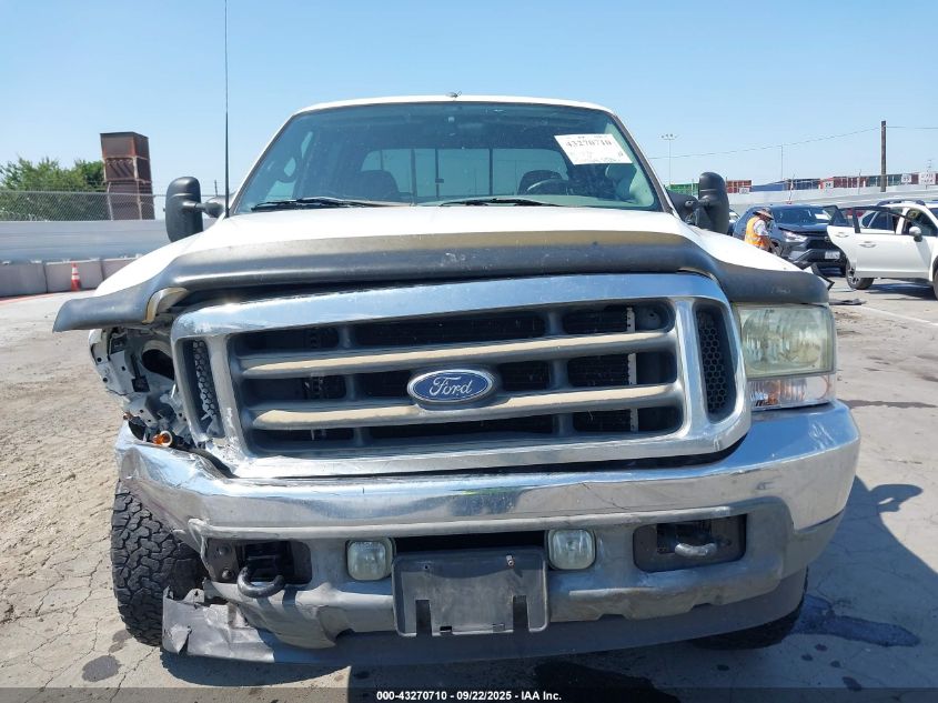 2002 Ford F-250 Lariat/Xl/Xlt VIN: 1FTNW21F22EB31942 Lot: 43270710