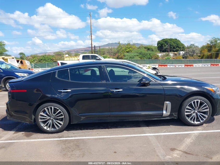2019 KIA STINGER PREMIUM KNAE25LA0K6058804