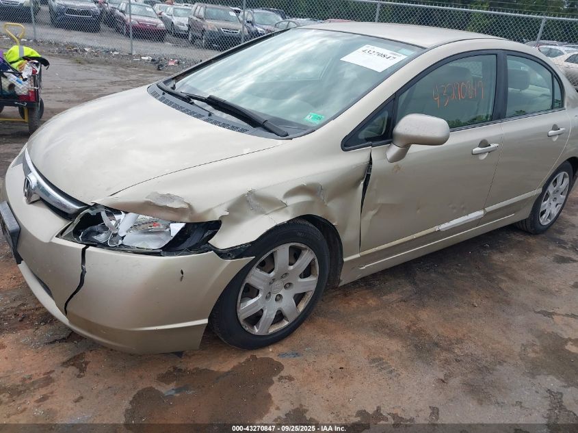 2007 Honda Civic Lx VIN: 1HGFA16597L014294 Lot: 43270847