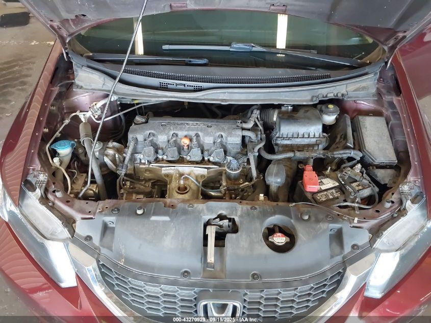 2014 Honda Civic Lx VIN: 19XFB2F50EE207652 Lot: 43270929