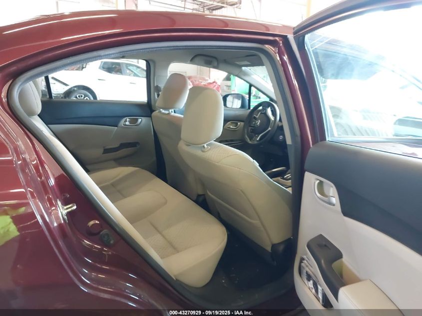 2014 Honda Civic Lx VIN: 19XFB2F50EE207652 Lot: 43270929