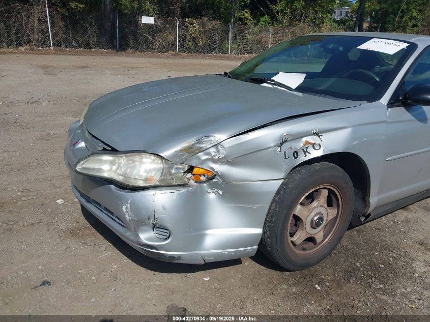 2004 Chevrolet Monte Carlo Ls VIN: 2G1WW12E049355732 Lot: 43270934