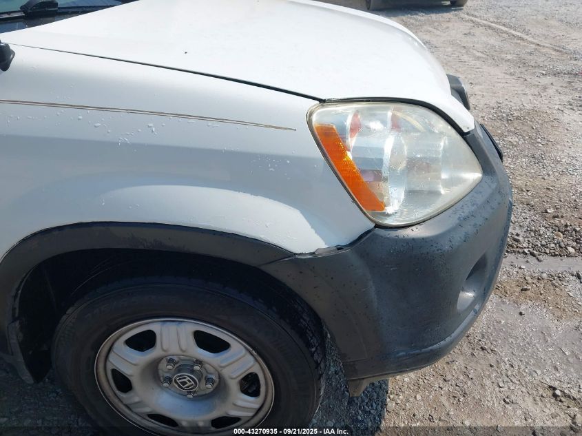 2005 Honda Cr-V Lx VIN: JHLRD68515C011368 Lot: 43270935