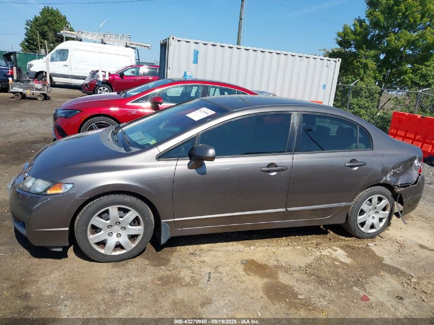 2010 Honda Civic Lx VIN: 2HGFA1F50AH500125 Lot: 43270950
