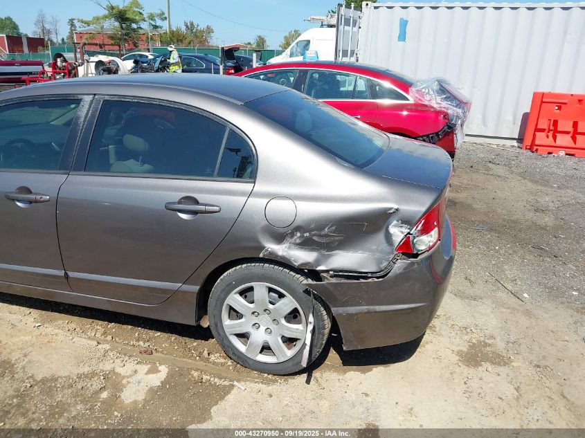 2010 Honda Civic Lx VIN: 2HGFA1F50AH500125 Lot: 43270950