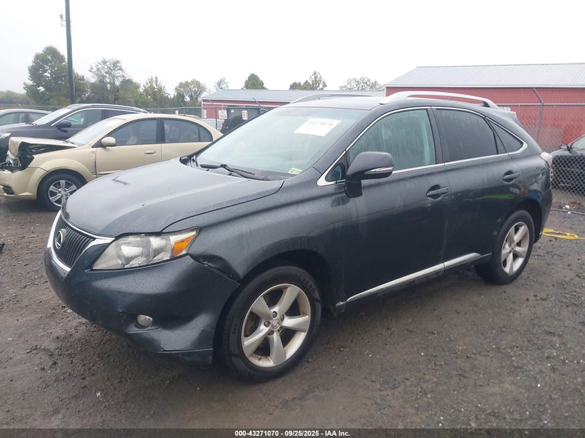 Vin: 2t2bk1ba0ac005703, lot: 43765654, lexus rx 350 20102