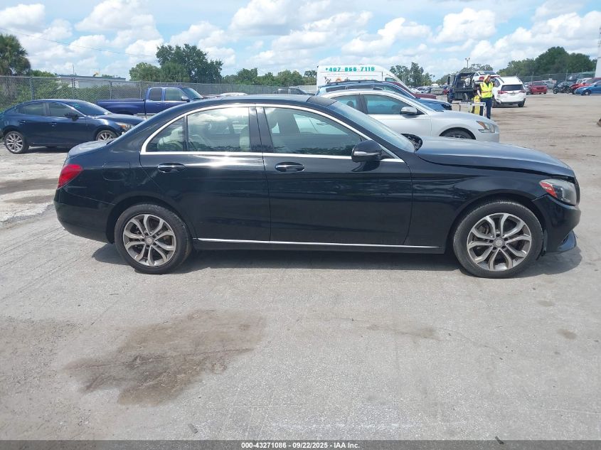 2015 Mercedes-Benz C 300 4Matic VIN: 55SWF4KB5FU005072 Lot: 43271086