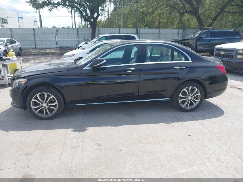 2015 Mercedes-Benz C 300 4Matic VIN: 55SWF4KB5FU005072 Lot: 43271086