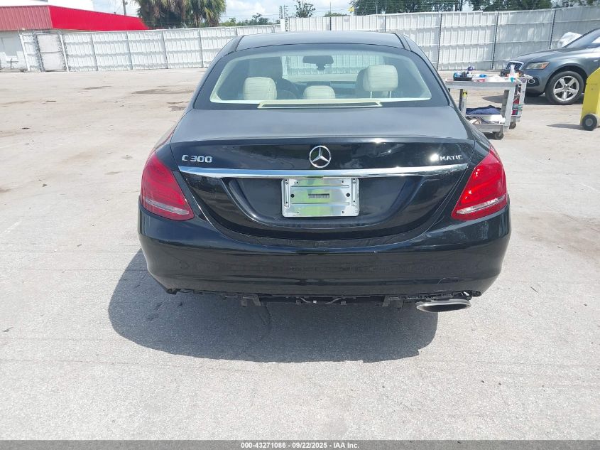 2015 Mercedes-Benz C 300 4Matic VIN: 55SWF4KB5FU005072 Lot: 43271086