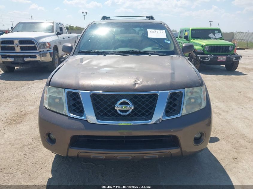 2008 Nissan Pathfinder Se VIN: 5N1AR18U68C648374 Lot: 43271113