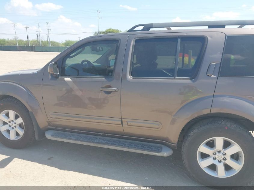 2008 Nissan Pathfinder Se VIN: 5N1AR18U68C648374 Lot: 43271113