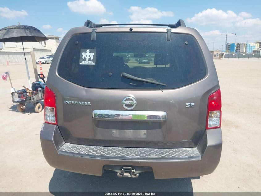 2008 Nissan Pathfinder Se VIN: 5N1AR18U68C648374 Lot: 43271113