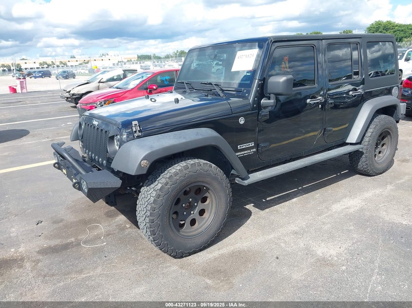 2017 JEEP WRANGLER UNLIMITED SPORT 4X4 - 1C4BJWDG8HL664685
