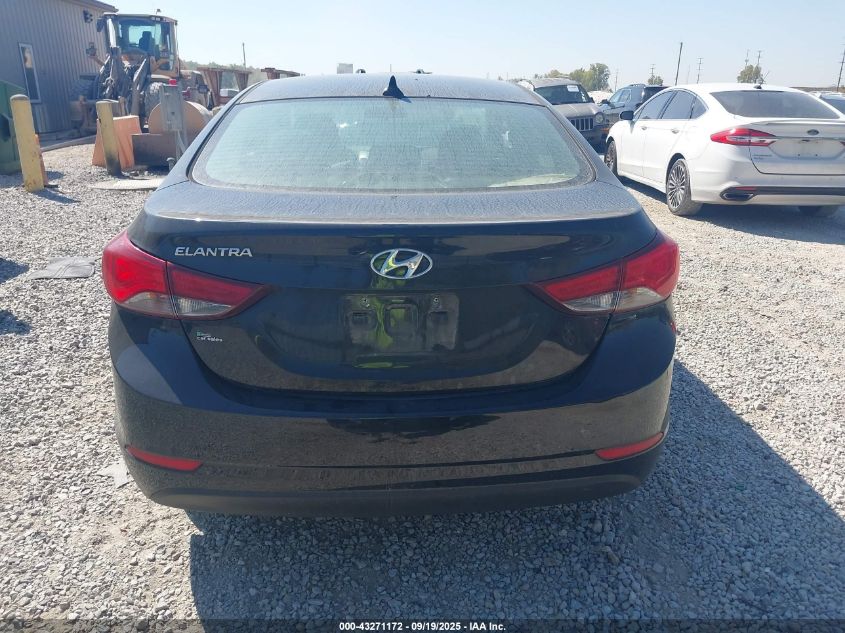 2015 Hyundai Elantra Se VIN: 5NPDH4AE7FH574697 Lot: 43271172