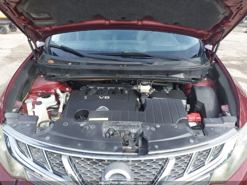 2012 Nissan Murano Sl VIN: JN8AZ1MW3CW236579 Lot: 43271230