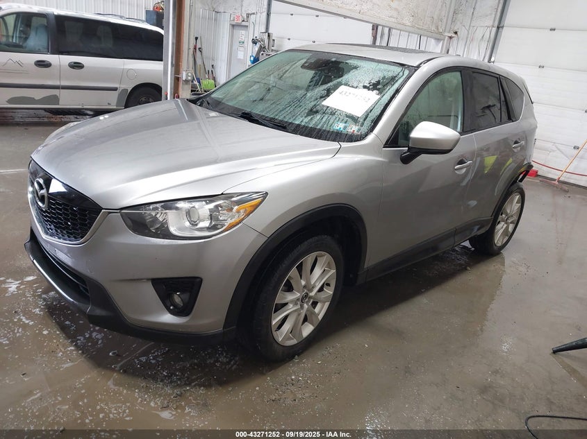 Vin: jm3ke4dy2e0336555, lot: 43765836, mazda cx-5 grand touring 20142