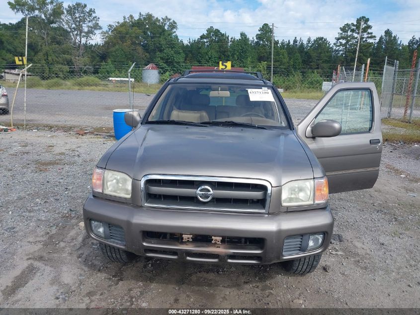 2002 Nissan Pathfinder Le VIN: JN8DR09X32W661789 Lot: 43271280