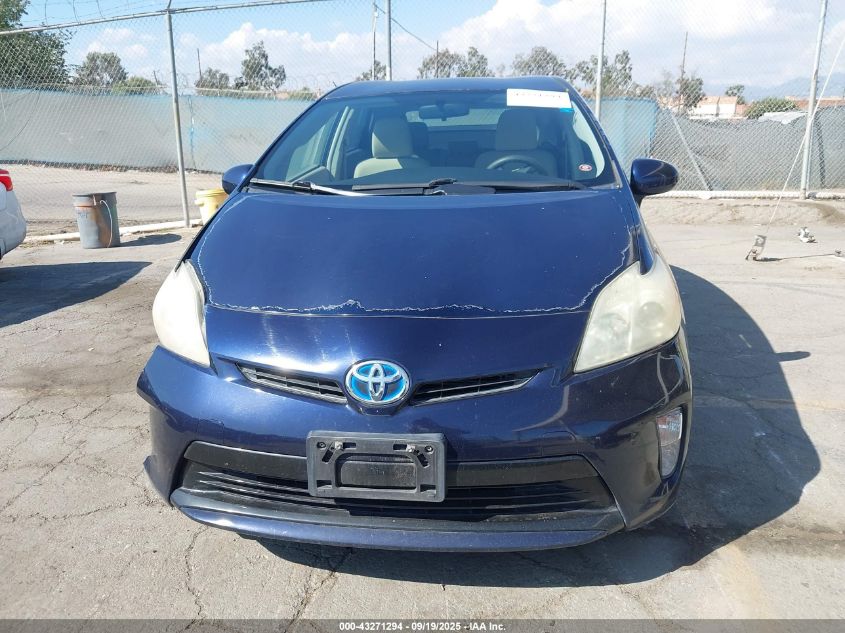 2012 Toyota Prius Two VIN: JTDKN3DU6C1484280 Lot: 43271294