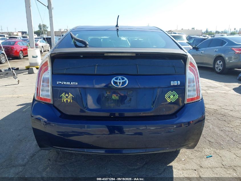 2012 Toyota Prius Two VIN: JTDKN3DU6C1484280 Lot: 43271294