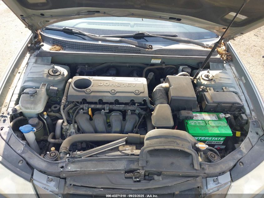 2009 Hyundai Sonata Gls VIN: 5NPET46C89H561603 Lot: 43271318