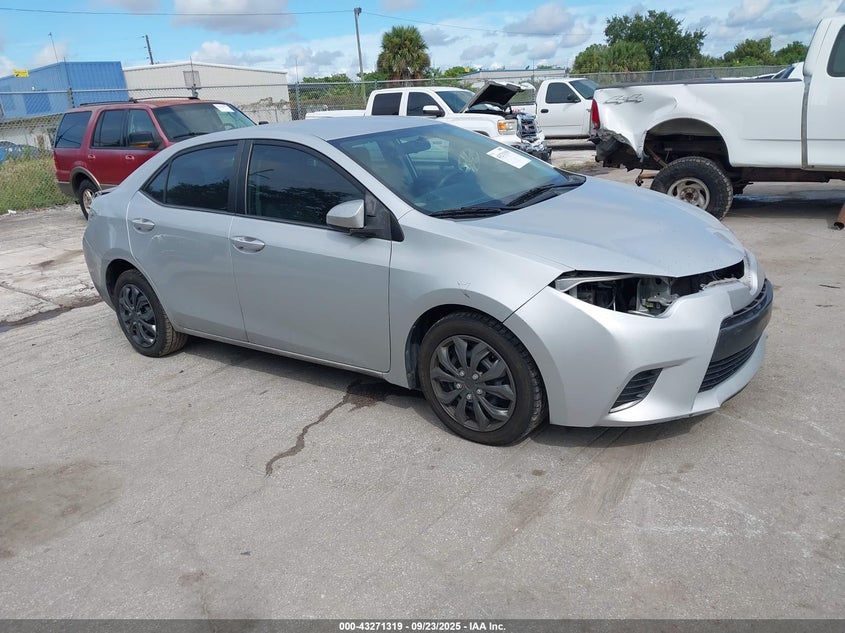 2T1BURHE0FC263041 2015 Toyota Corolla Le auction photo 1