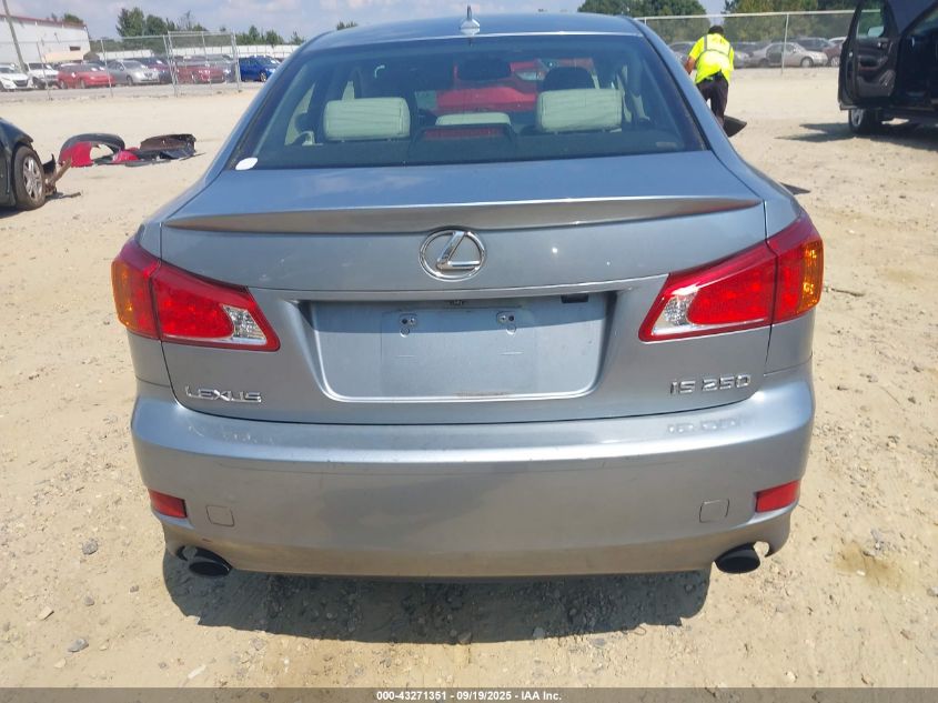 2010 Lexus Is 250 VIN: JTHBF5C26A5112841 Lot: 43271351