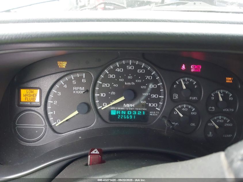 2001 Chevrolet Silverado 1500 Ls VIN: 1GCEK19T51E176744 Lot: 43271420