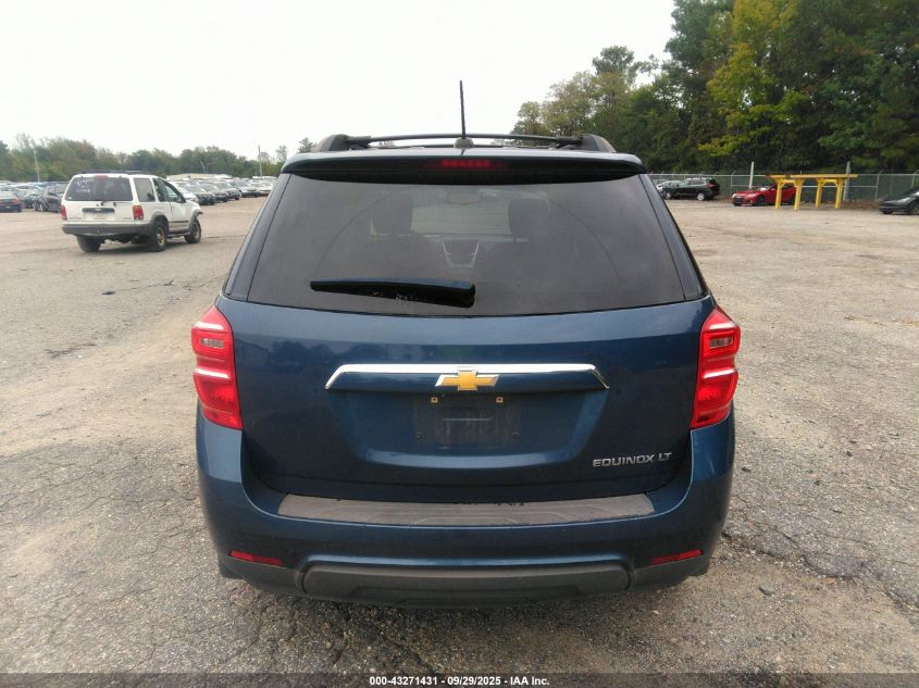 2016 Chevrolet Equinox Lt VIN: 2GNALCEK1G6180332 Lot: 43271431