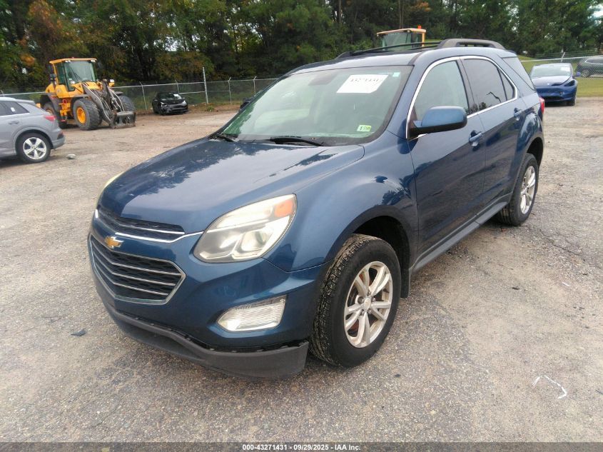 2016 Chevrolet Equinox Lt VIN: 2GNALCEK1G6180332 Lot: 43271431