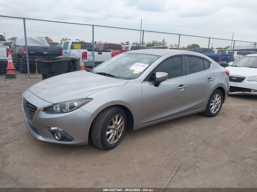 Vin: 3mzbm1v75em102114, lot: 43766025, mazda mazda3 i touring 20142