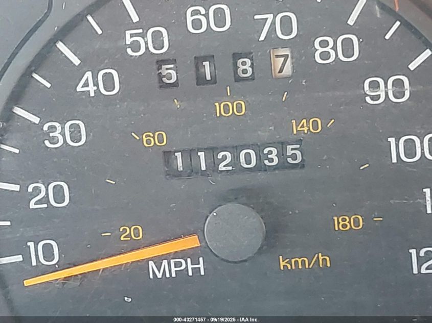 1997 Ford Thunderbird Lx VIN: 1FALP62W5VH140122 Lot: 43271457